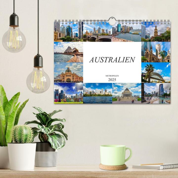 Image du produit Australien Metropolen (Wandkalender 2025 DIN A4 quer), Monatskalender (A4, Allemand)