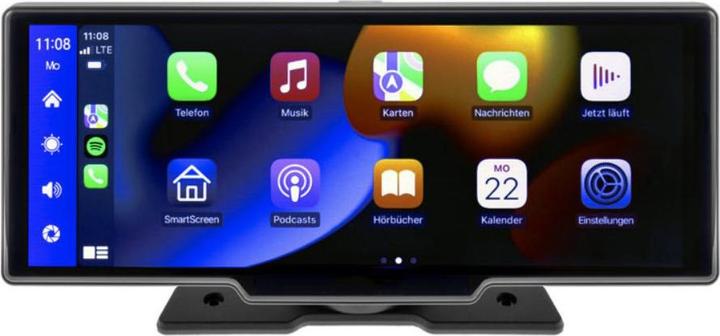 Novidarte Dashcam con Carplay da 9,8 pollici (Display integrato)