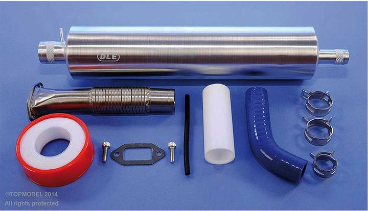 Actual product image DLE Engine silencer set dle 20ra