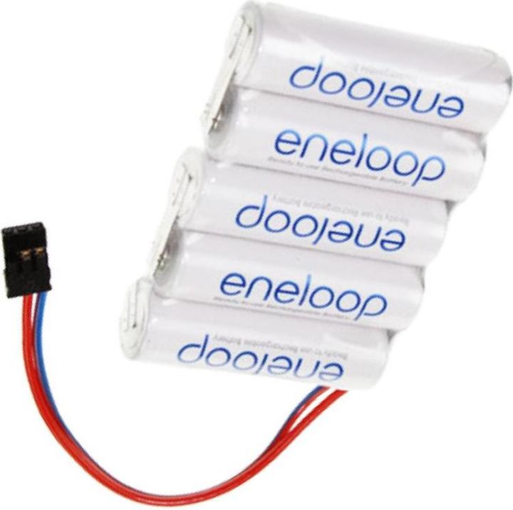 Actual product image Panasonic Battery pack with Graupner connector (6 V, 1900 mAh)