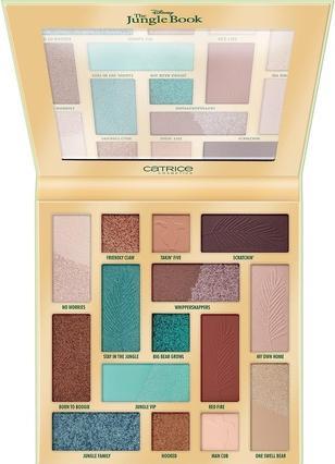 Actual product image Catrice Disney The Jungle Book Eyeshadow Palette 15 Colors Natural Intense Vegan (030 Mother Nature's Recipes)
