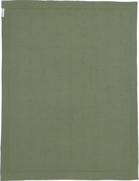 Image du produit Meyco Couverture de bébé grande Mini Knots - vert forêt - 100x150cm (100 x 150 cm)