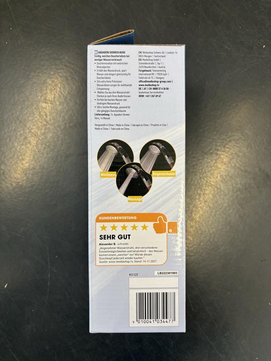 Actual product image MediaShop Aquadon Shower Hero