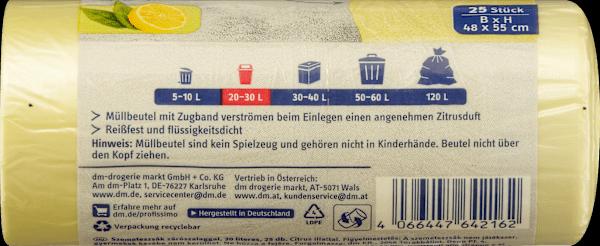 Image du produit dm Profissimo Sacs poubelle (25 x, 20 l)