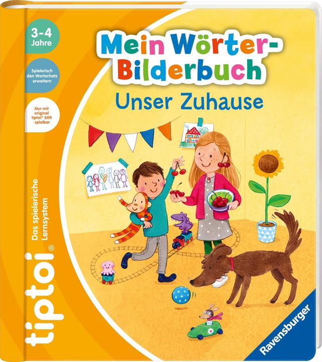 Immagine prodotto tiptoi Mein Wörter-Bilderbuch: Unser Zuhause (Tedesco, Susanne Gernhäuser, Frisona inca, Martina Leykamm, 2022)