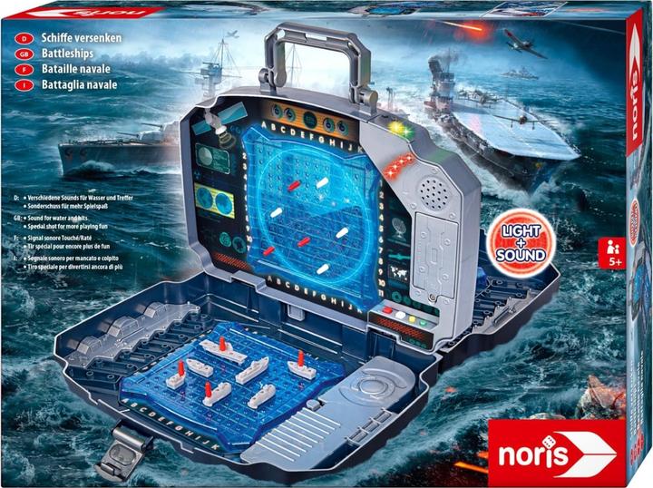 Noris Sink ships, light & sound (French, Italian, German, English)