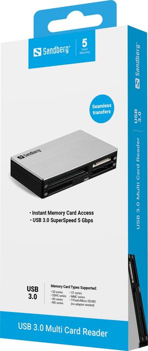 Produktbild Sandberg USB 3.0 Multi Card Reader (USB 3.0)