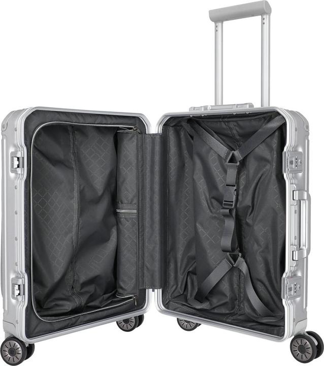 Actual product image Travelite next 4 wheels cabin trolley S 55 cm laptop compartment (41 l, Hand luggage (up to 50 litres))