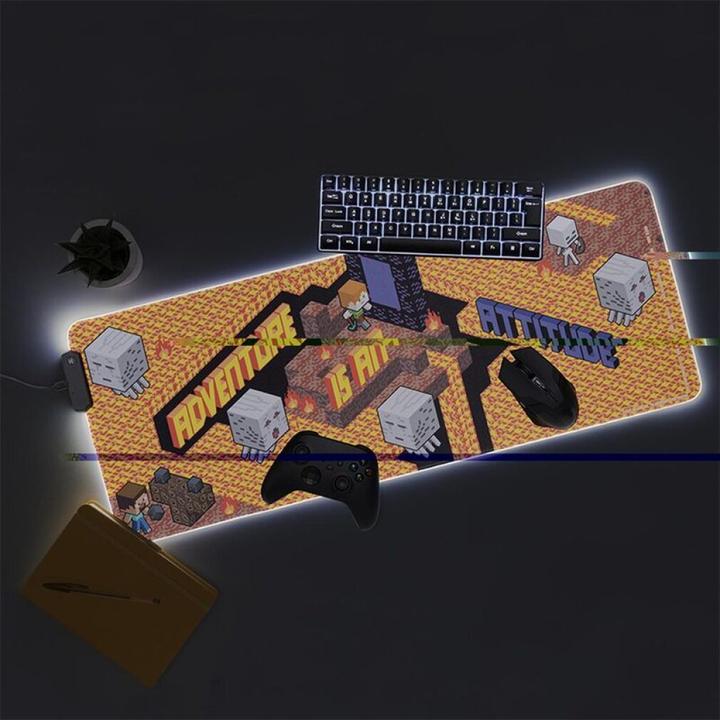 Actual product image Paladone Products Minecraft - Tapis de souris RGB