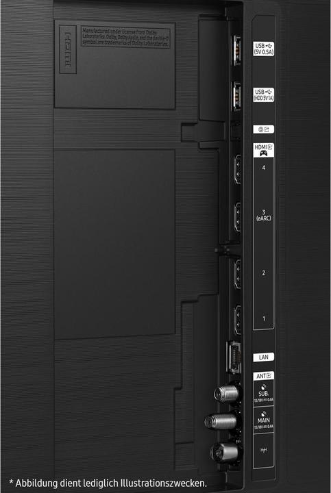Actual product image Samsung GQ75QN85DBT (75", QN85D, NeoQLED, 4K, 2024)