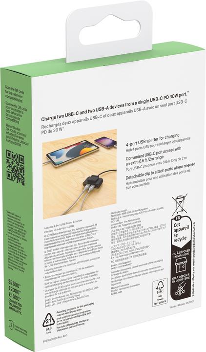 Produktbild Belkin BoostCharge (USB-C, USB-A, 4 Ports)