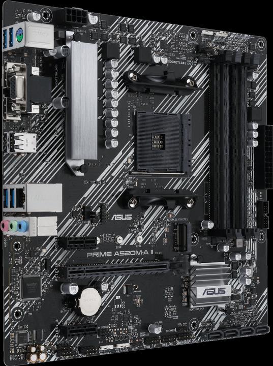 Actual product image ASUS PRIME A520M-A II/CSM (AM4, AMD A520, mATX)