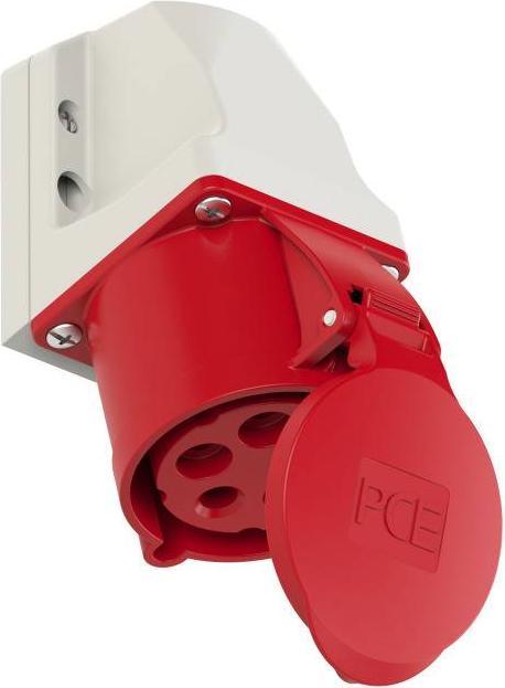 Actual product image PCE 125-6k Wall socket 32A 5p 6h IP44