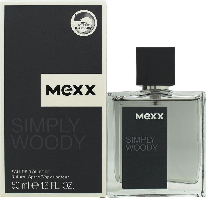 Actual product image Mexx Simply Woody Eau de Toilette 50 ml Spray (Eau de toilette, 50 ml)