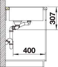 Immagine prodotto Blanco Axia III 6 S-F (99 cm, 50 cm)