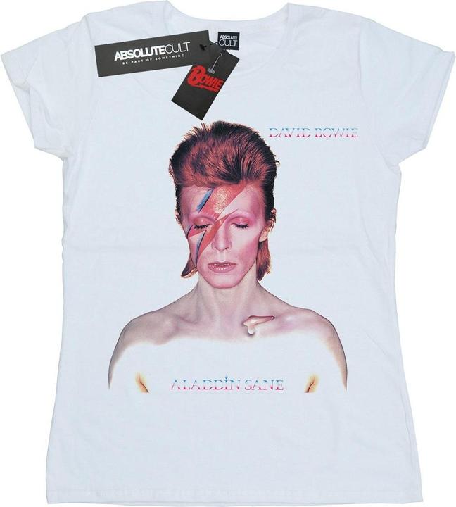 Actual product image David Bowie Womens/Ladies My Love For You Cotton T-Shirt (L)