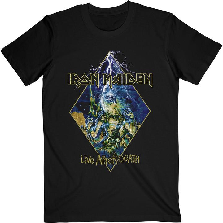 Music Brand Live After Death Diamond TShirt (XL)