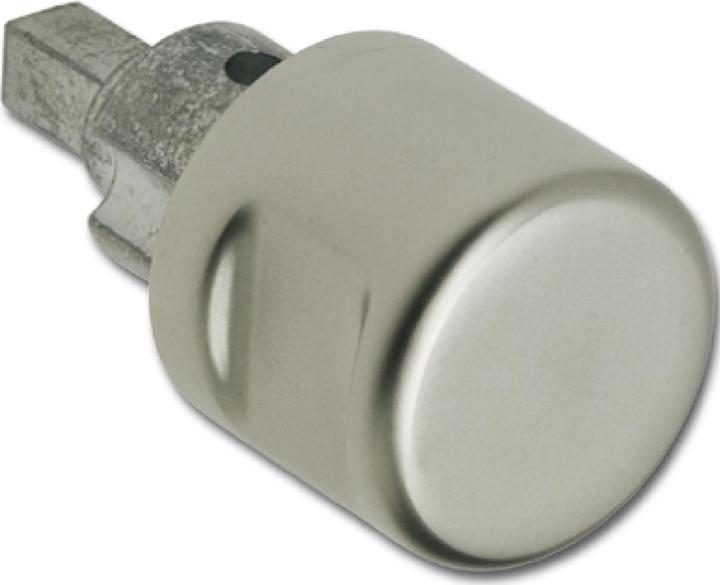 Actual product image Hekna MINI METALL SYSTEM 24 rotary knob, non-locking, nickel-plated matt zamak (1 pcs.)