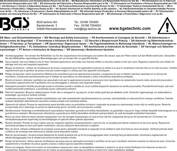 Produktbild BGS Druckluft-Reifenfüllpistole