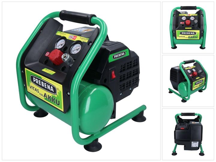 Actual product image Prebena Battery compressor Vitas 100 battery without battery and charger (8 bar, 5 l)
