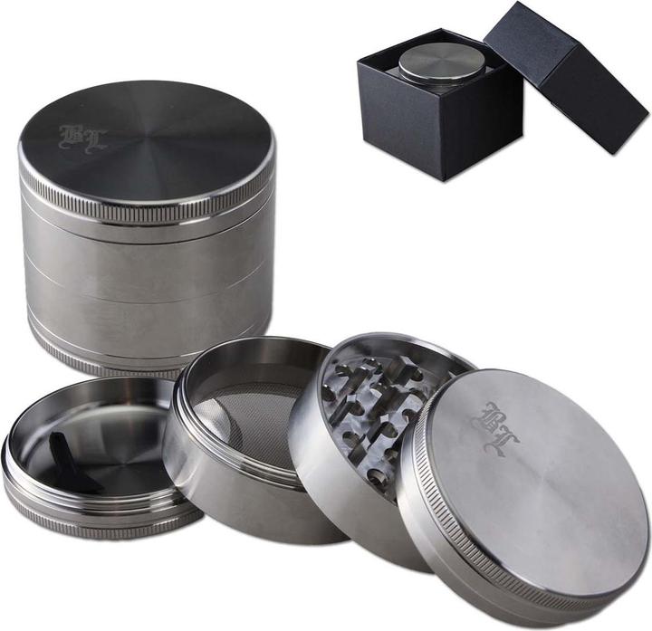 Produktbild Black Leaf Edelstahl Grinder 4 Parts