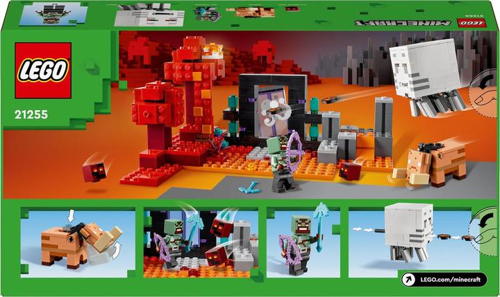 Actual product image LEGO Ambush at the Nether Portal (21255, LEGO Minecraft)