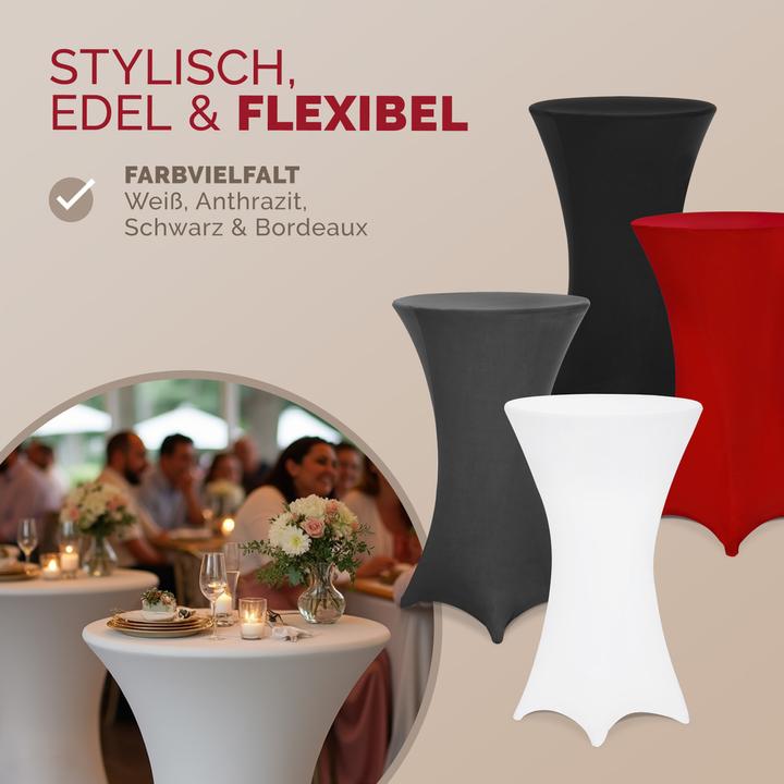 Produktbild Detex Stehtisch Hussen 5er Set