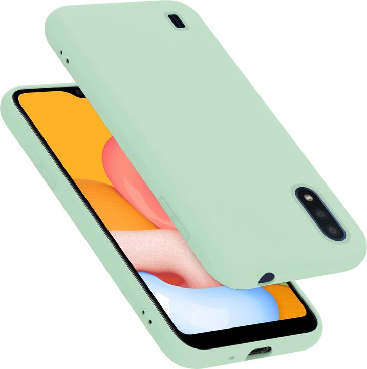 Produktbild Cadorabo TPU Liquid Silicone Case Cover (Samsung Galaxy A01)