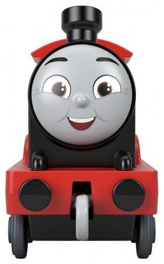 Actual product image Mattel Fisher-Price Thomas & Friends die-cast push-along James toy train engine for preschool kids ages 3+
