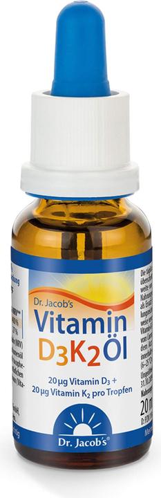 Image du produit Dr. Jacob's Vitamine D3 K2 (1 pièce(s), Gouttes, 61 g)