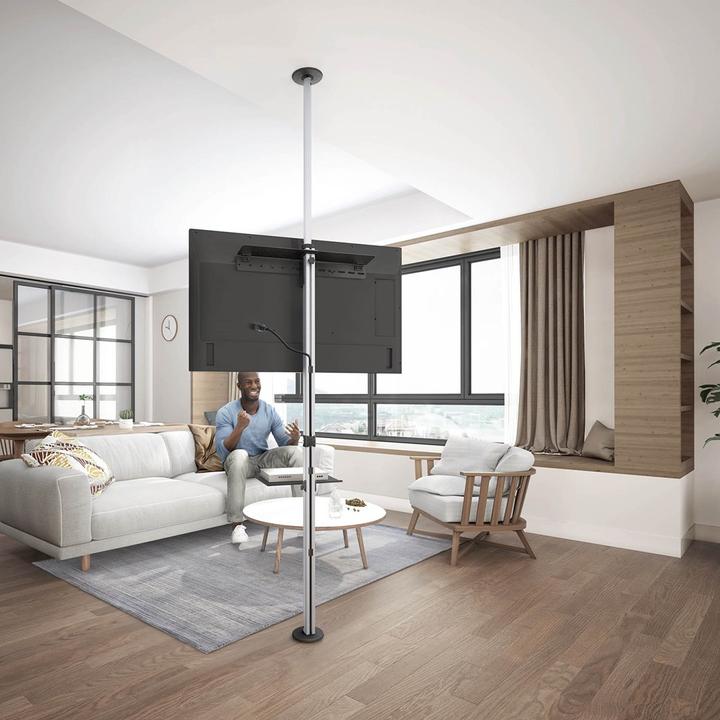 Actual product image Maclean MC-791N ceiling and floor bracket 37" - 70" (Ceiling, Ground, 70", 30 kg)