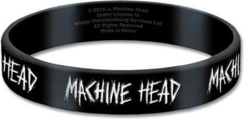 Produktbild Machine Head Silikonarmband Logo (1.80 cm, 100% synthetisches Material)