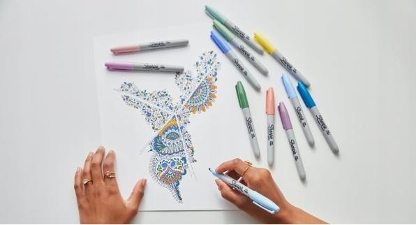 Immagine prodotto Sharpie Pennarello indelebile (Multicolore, 1 mm, 12 x)