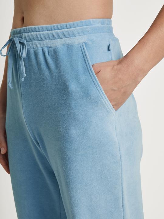 Image du produit Calida Pantalon Loungewear "Lounge Velours" bleu clair (38)