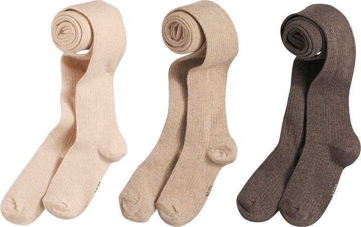 Produktbild La Redoute Collections 3 Paar Strumpfhosen aus Rippstrick