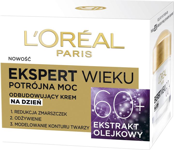 Immagine prodotto L'Oréal Paris L'Oréal Age Specialist Expert Age 60+ crema ricostituente antirughe per il giorno 50ml (50 ml, Crema da giorno)