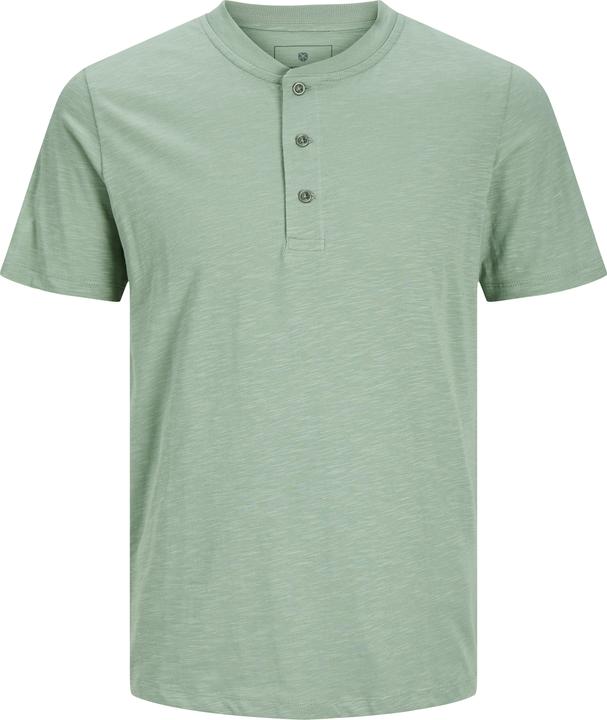Produktbild Jack & Jones Einfarbig Grandad Kragen T-shirt T-shirt (S)