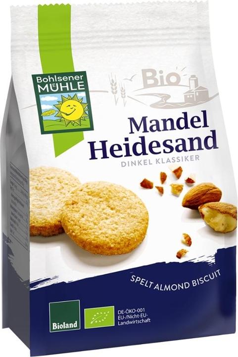 Actual product image Bohlsener Mühle Almond heather sand spelt butter biscuits BIOLAND (125 g)