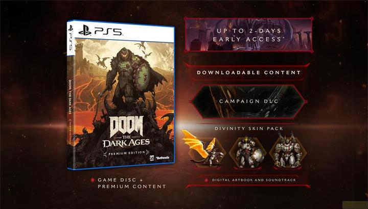 Immagine prodotto Bethesda DOOM: The Dark Ages - Premium Edition (PS5, DE, EN, FR)
