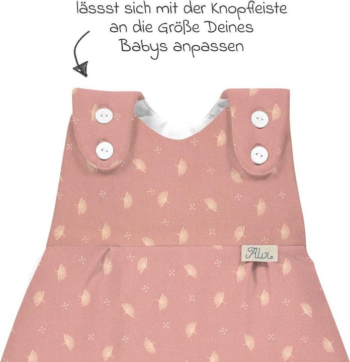Actual product image Alvi Schlafsäcke Baby-Mäxchen Aussensack - Pretty - Gr. 68 (2.5 TOG)