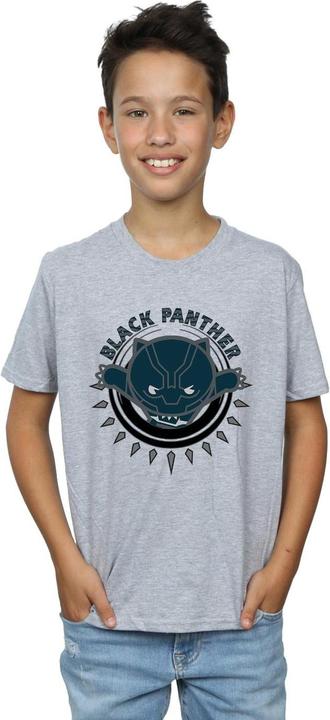 Immagine prodotto Kawaii Black Panther Pounce Maglietta Ragazzi (152, 158)