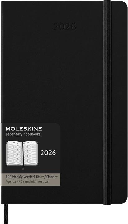Image du produit Moleskine Agenda commercial Professional Hard Cover Weekly Vertical Pro (13 x 21 cm, Anglais)