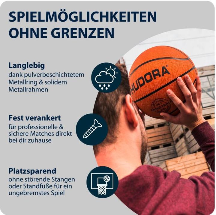 Actual product image Hudora Basketball Board Competition Pro