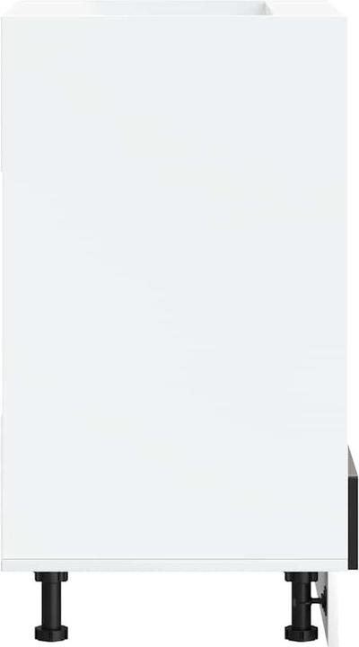 Actual product image VidaXL Built-in oven unit Lucca Black Wood-based oven unit (60 x 46 x 81.5 cm)
