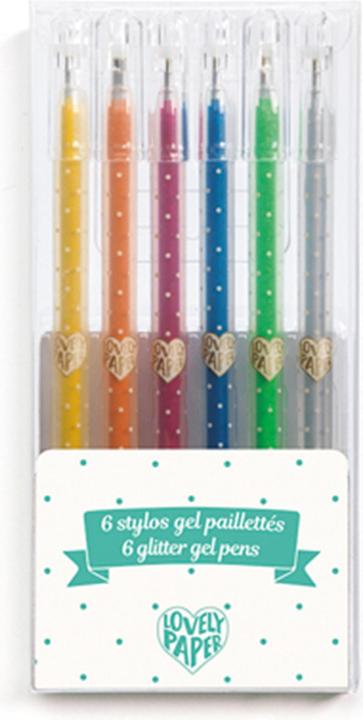 Produktbild Djeco Glitzer-Gelschreiber (Mehrfarbig, 6 x)