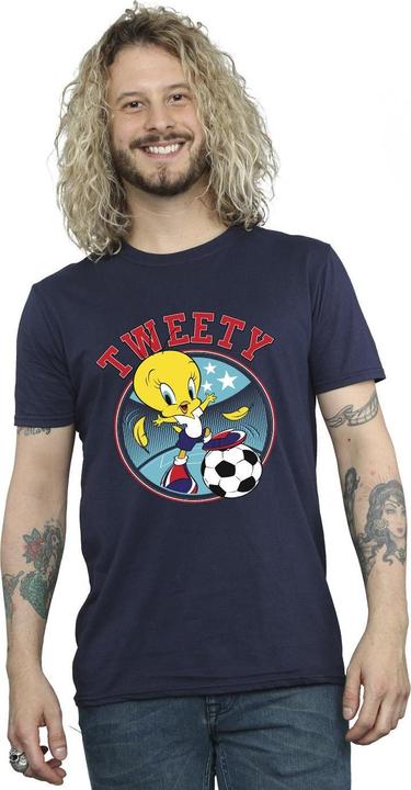 Produktbild Looney Tunes Tweety Football Circle TShirt (S)