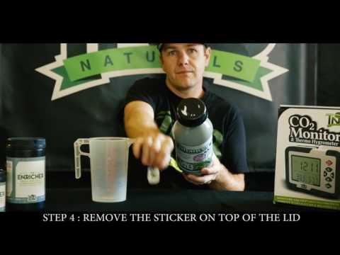 Actual product image TNB CO2 Enhancer bottle