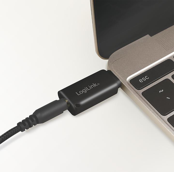 Actual product image LogiLink 3.5 mm USB-C (Digital -> Analog)