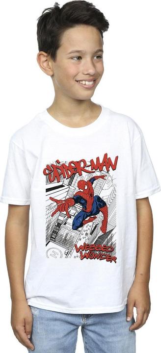 Image du produit - T-shirt SPIDER-MAN SKETCH CITY - Garçon (140, 146)