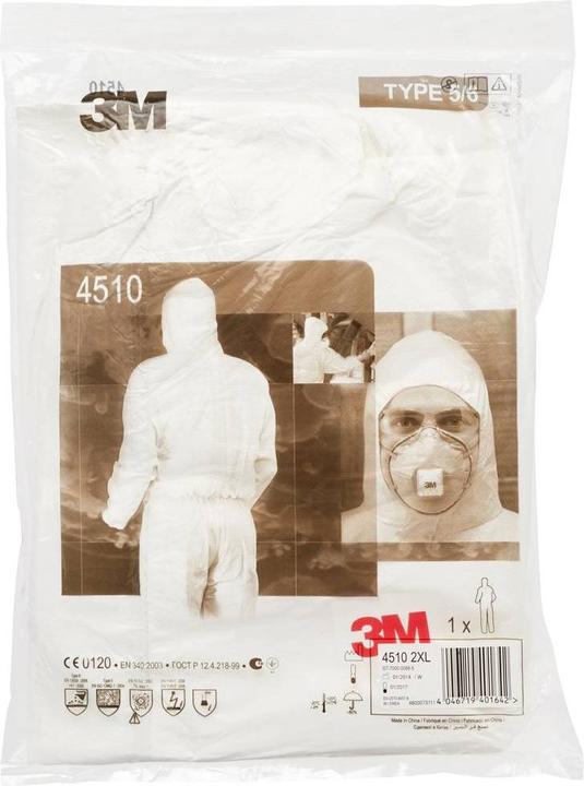 Produktbild 3M 4570 Protective Coverall, Grey, M (M)